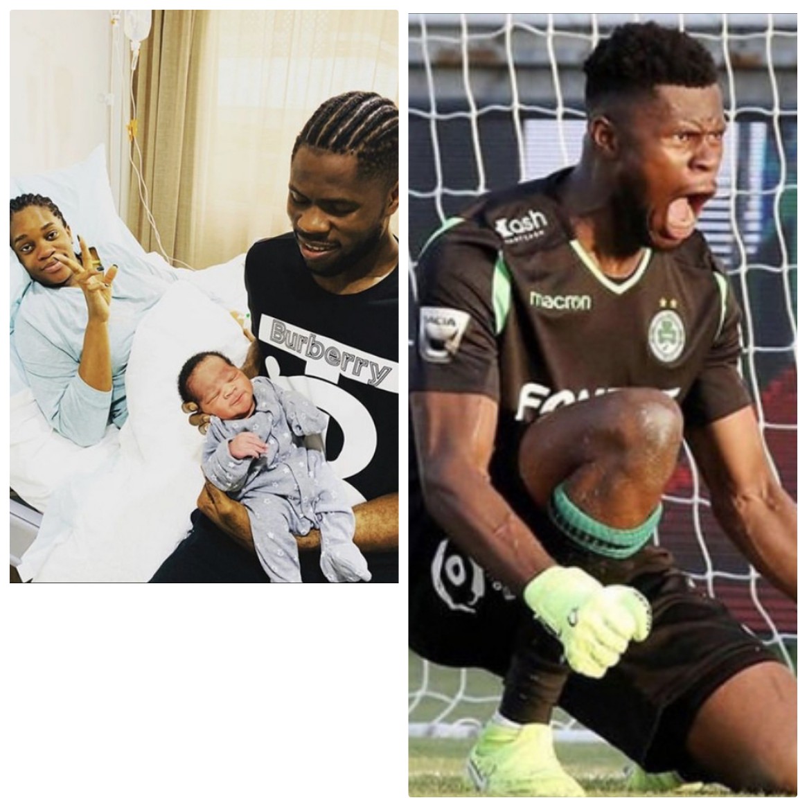 Super Eagle Goalkeeper Francis Uzoho Welcomes A Baby Boy ElorasBlog