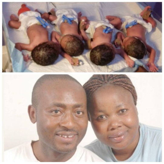 Nigerian Woman Gives Birth To Quadruplets After 11 Years Of Marriage ...