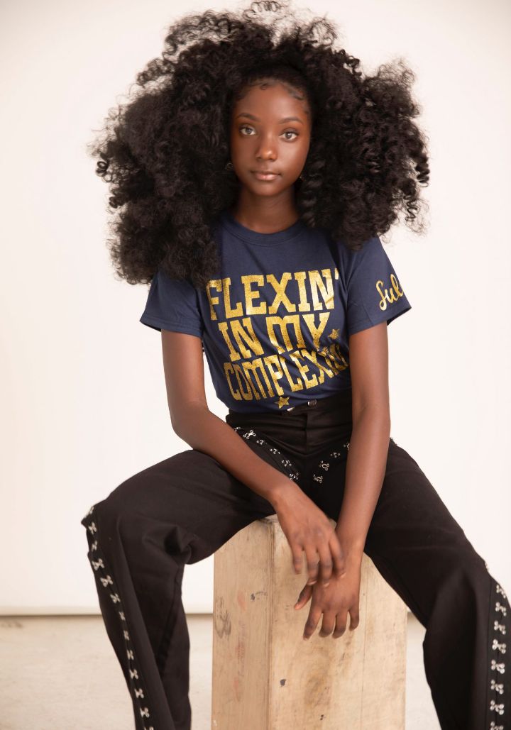 10 Year Old Entrepreneur Bullied For Her Dark Skin Launches “flexin In My Complexion” Apparel